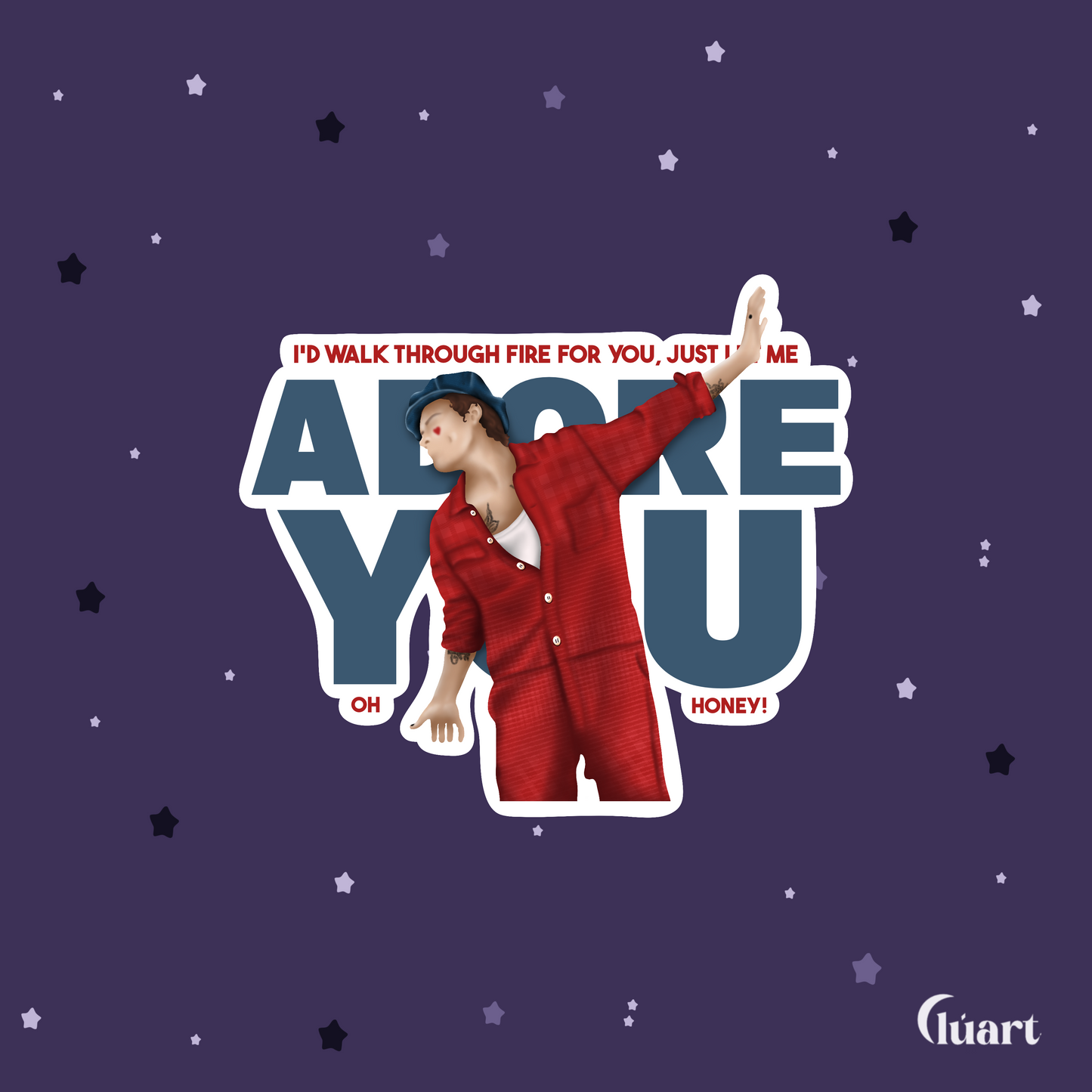 Sticker Adore You
