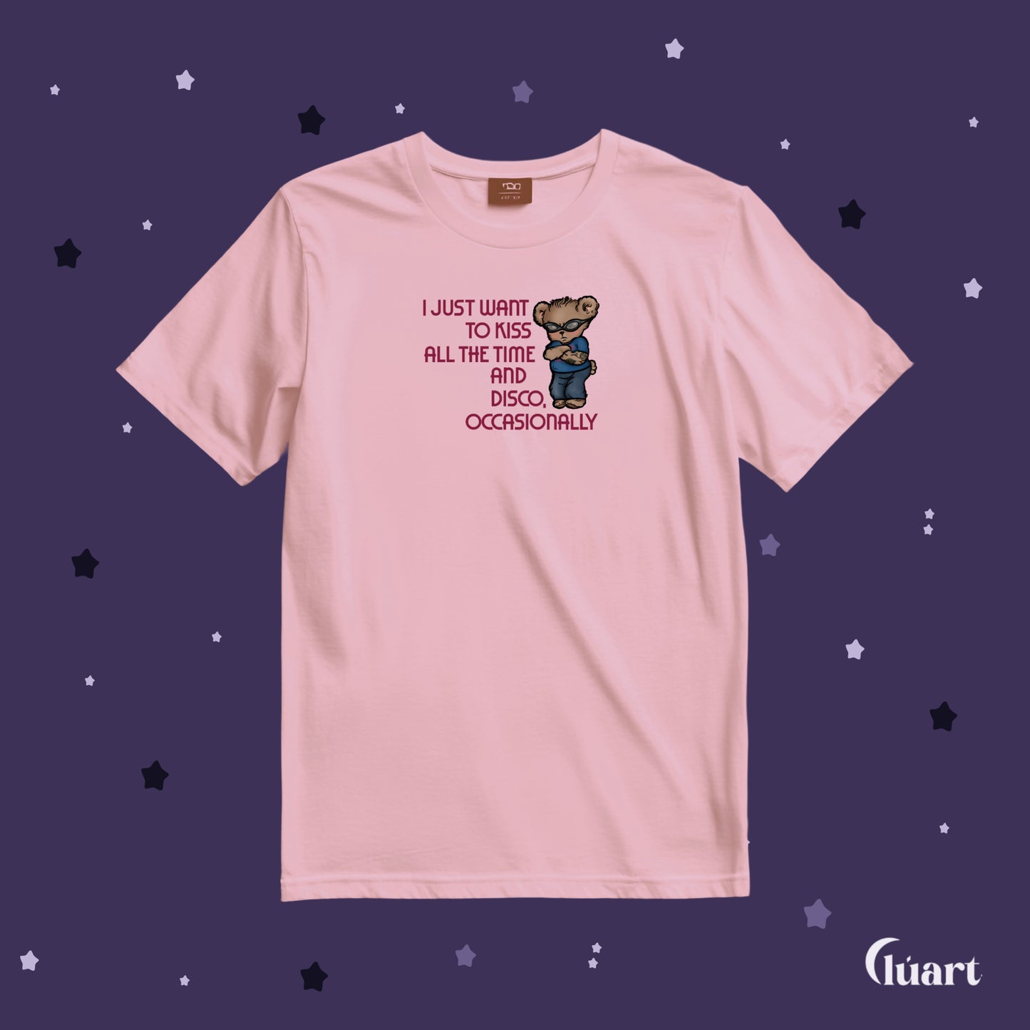 Camiseta Osito Kiss All The Time. Disco, Occasionally.