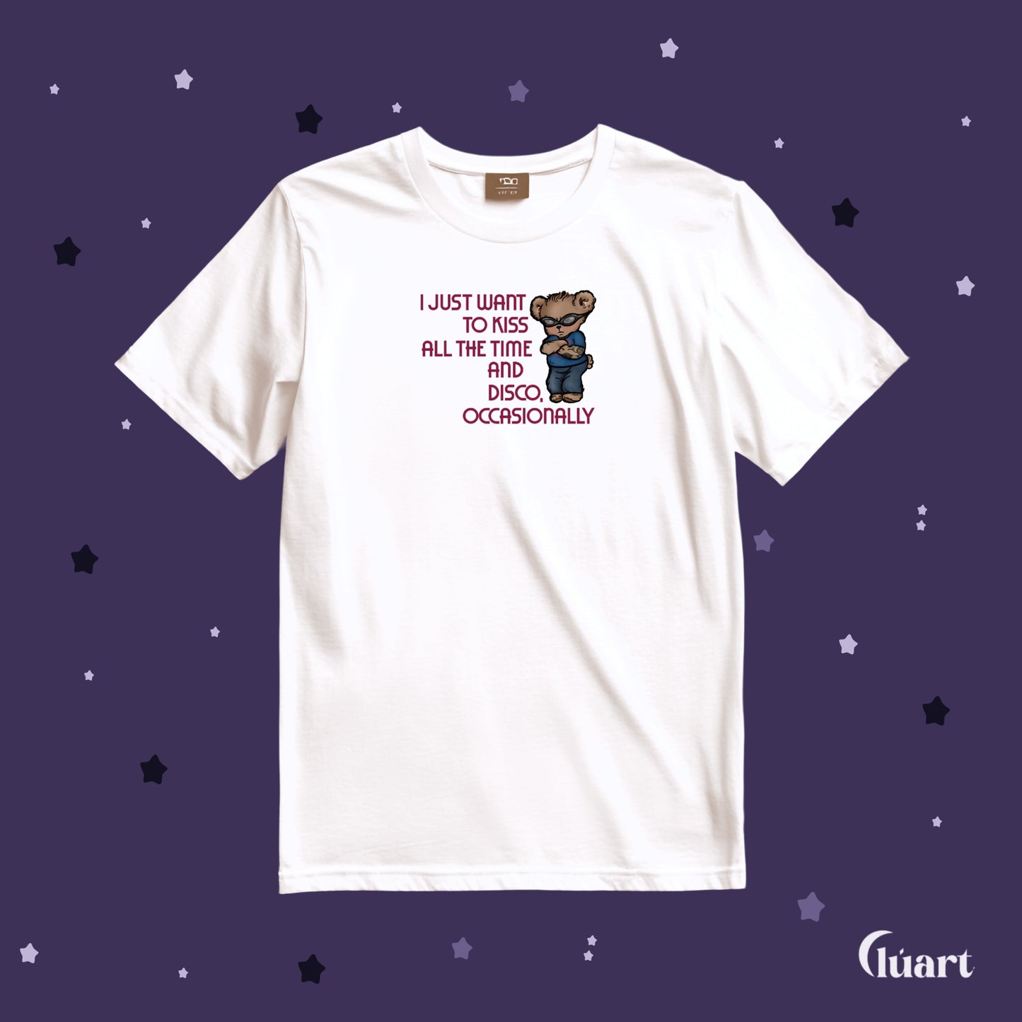 Camiseta Osito Kiss All The Time. Disco, Occasionally.