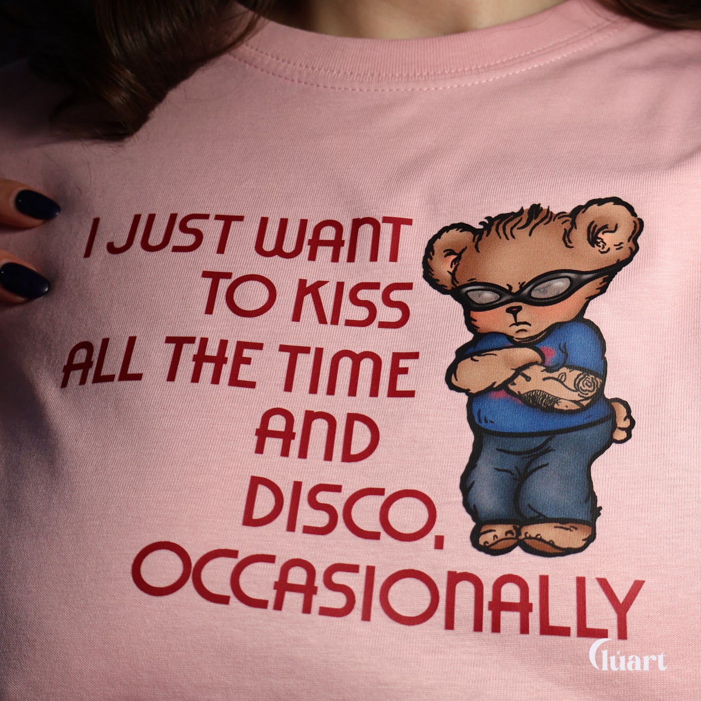 Camiseta Osito Kiss All The Time. Disco, Occasionally.