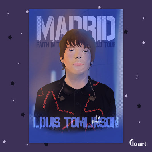 Print Louis Tomlinson Madrid