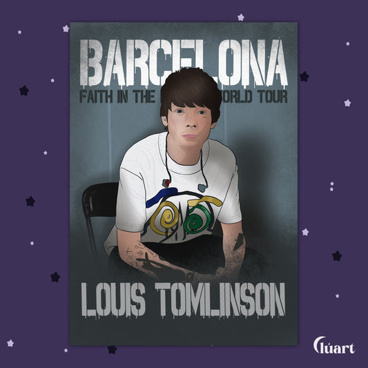 Print Louis Tomlinson Barcelona