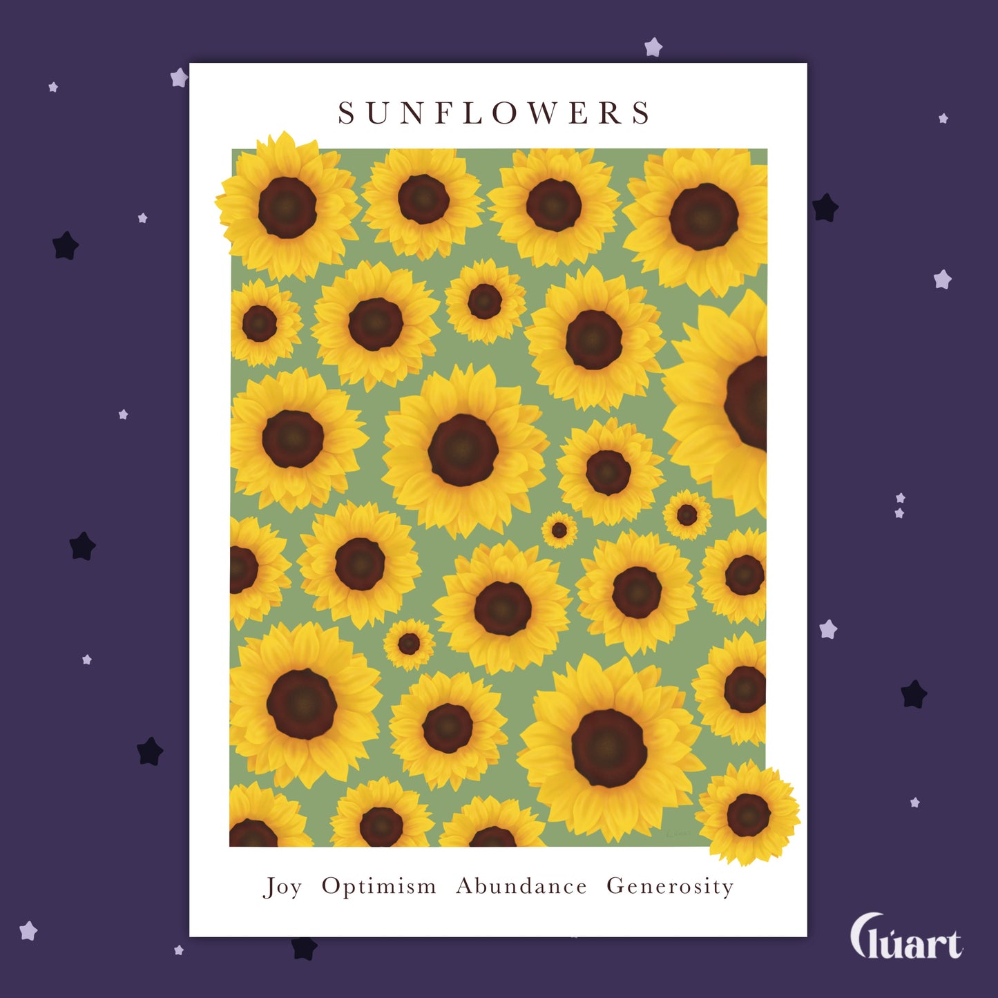 Print Sunflowers