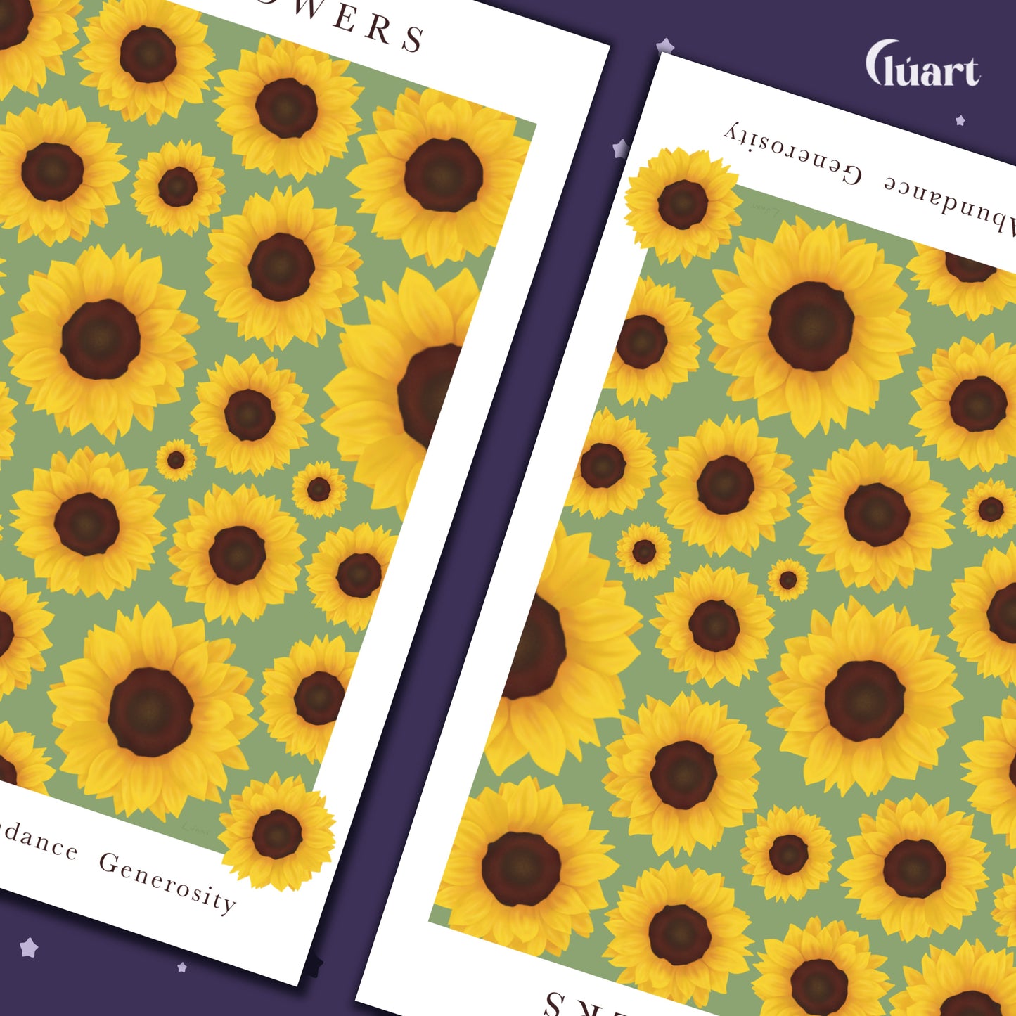 Print Sunflowers