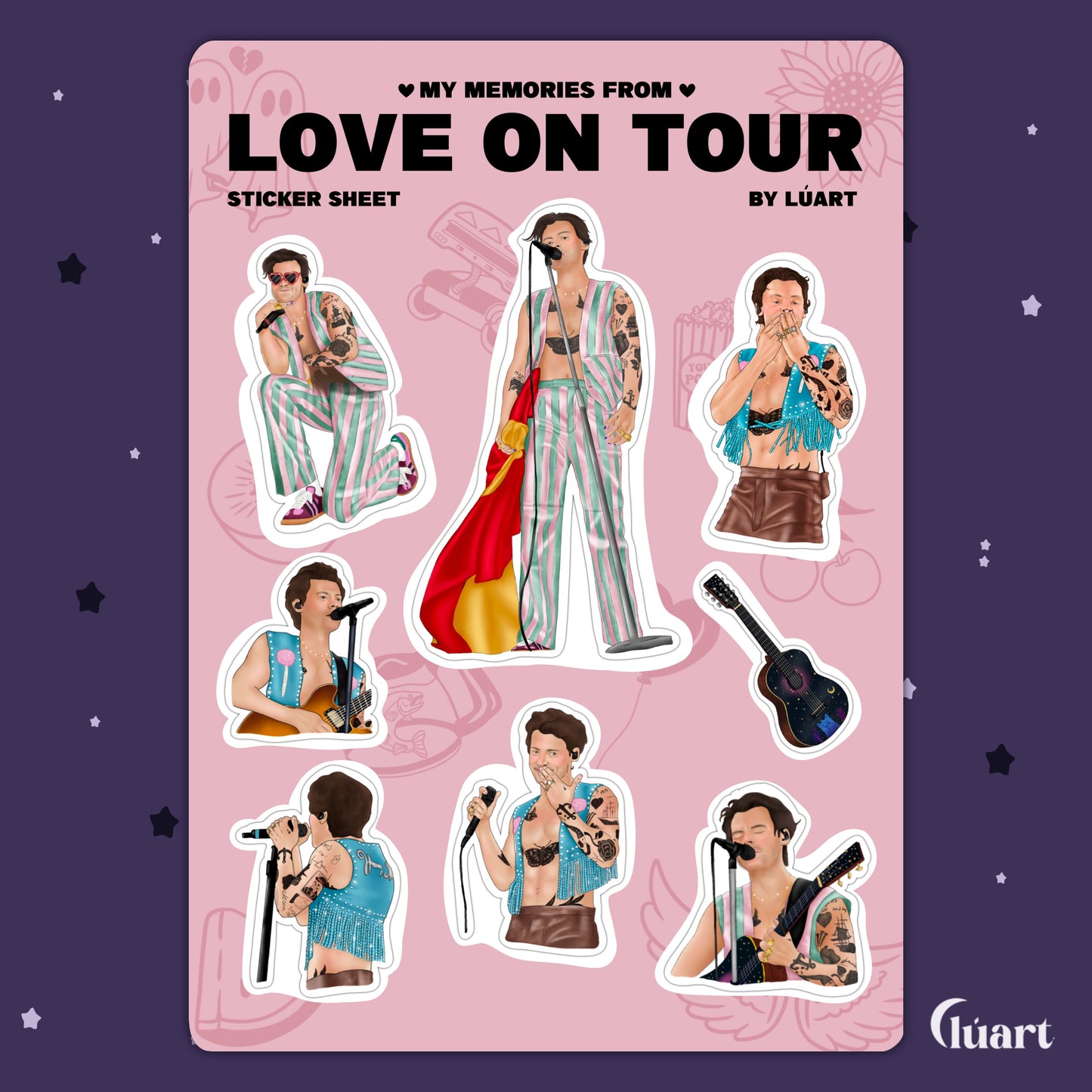 Sticker Sheet Harry Styles