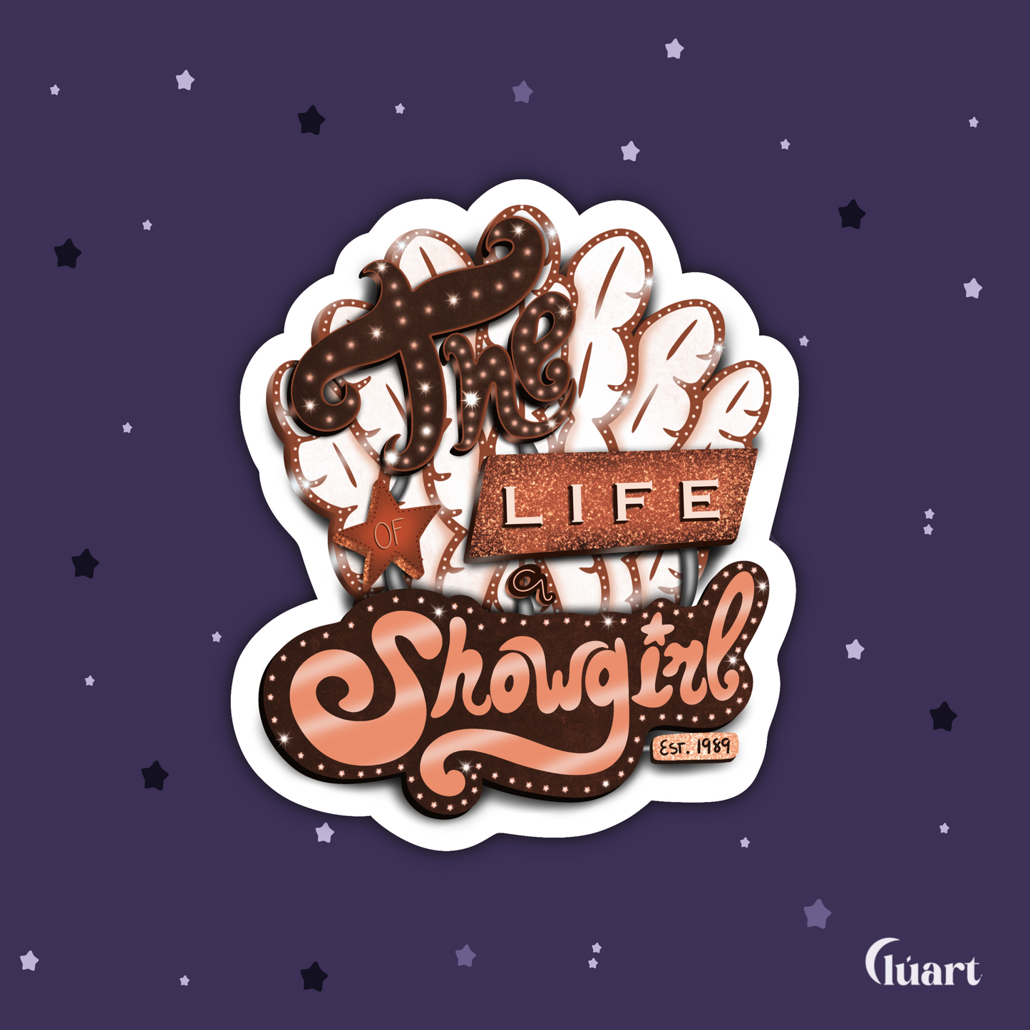 Stickers The Life of a Showgirl